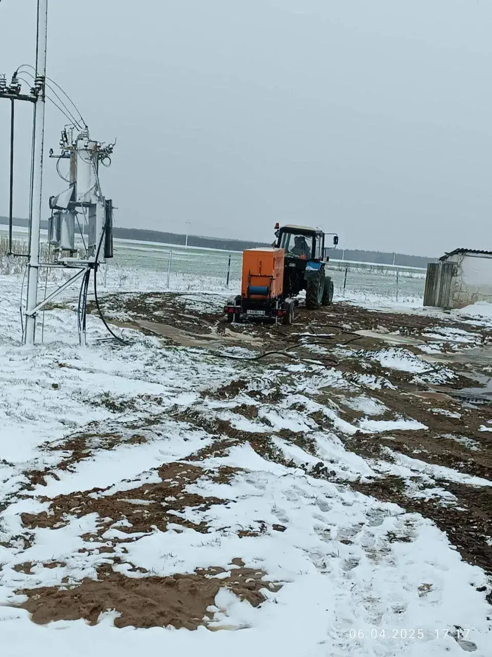 Электразабеспячэнне аднаўляецца ў 47 населеных пунктах Беларусі