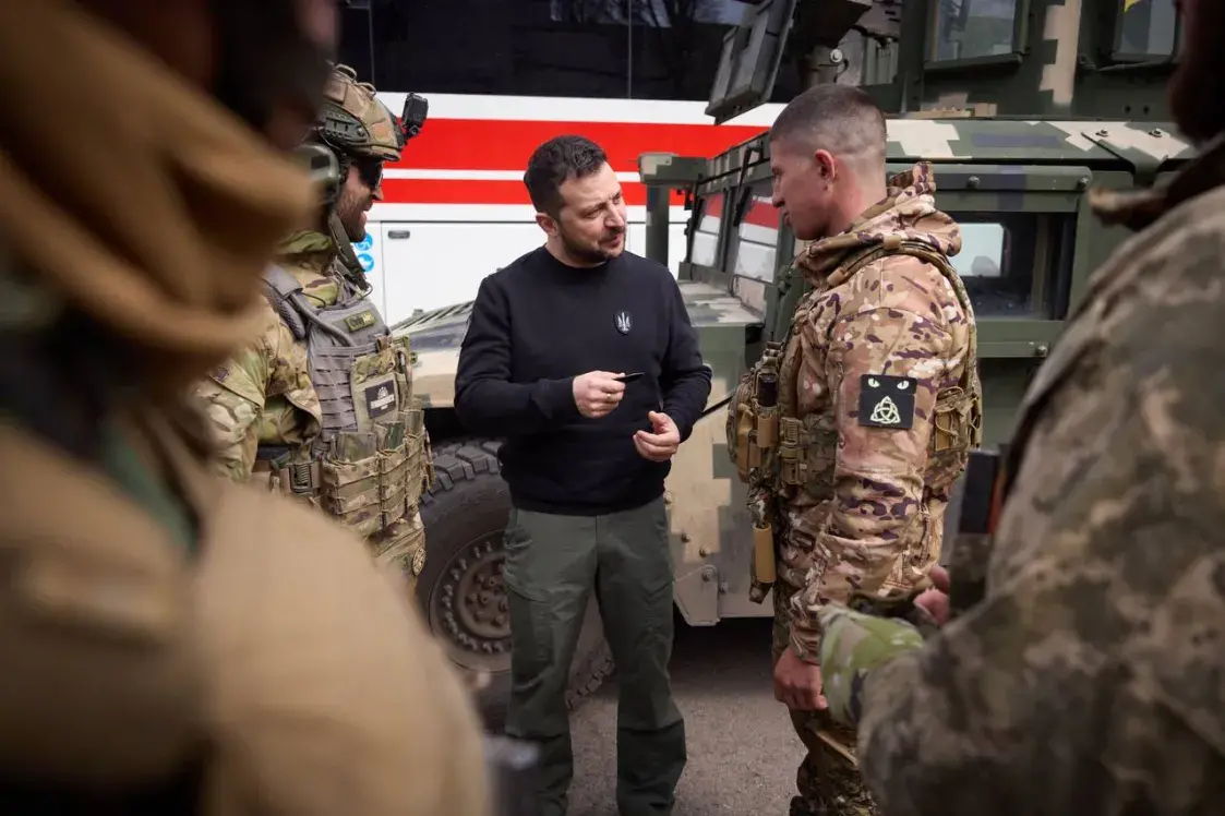 Зяленскі наведаў фронт у Аўдзееўцы