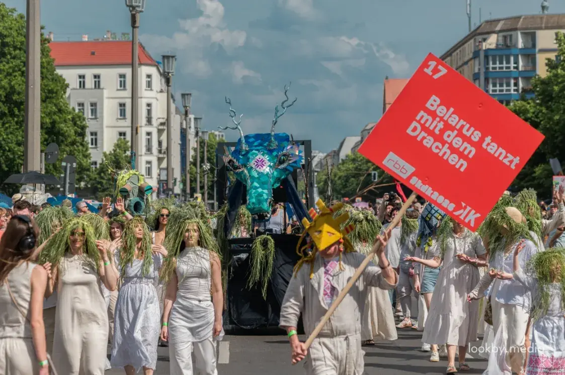 Беларусы Германіі ўпершыню паўдзельнічалі ў карнавале культур у Берліне