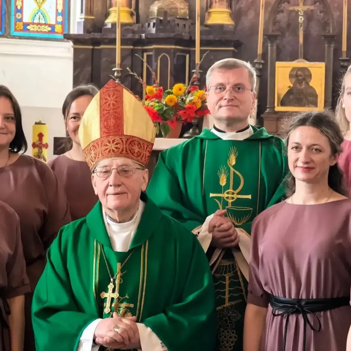 Арцыбіскуп Кандрусевіч вярнуўся на службу пасля месяца лячэння