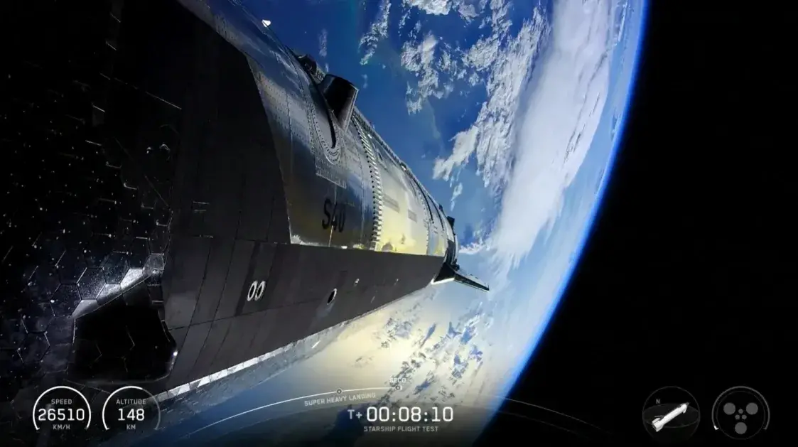 Самая мощная ракета Super Heavy-Starship совершила успешный испытательный полет