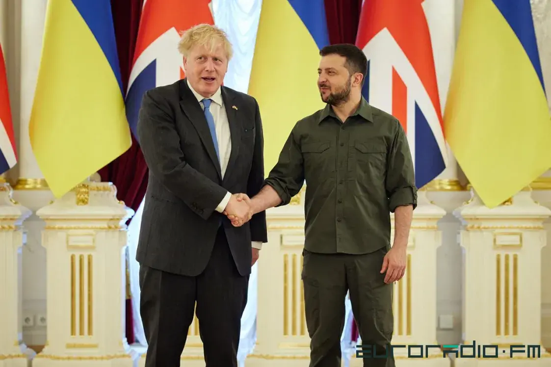 Брытанскі прэм'ер Борыс Джонсан зноў прыехаў ва Украіну