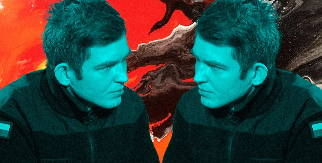 Emil Czeczko, an ex-military man from Poland became a "gift of fate" for Belarusian state propaganda / collage by Ulad Rubanau