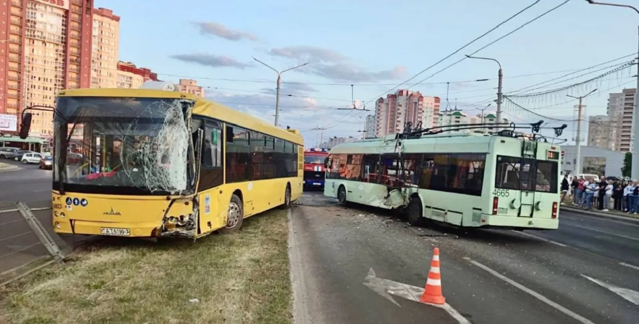 На месте аварии / t.me/gaiminsk/
