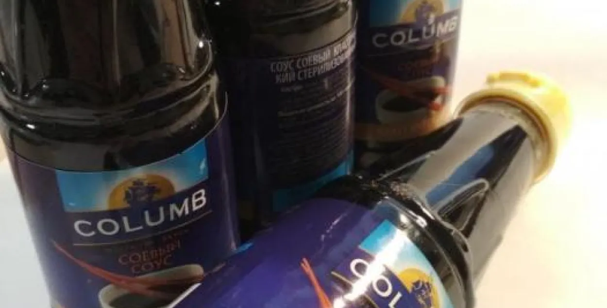 В Беларуси признали опасным соевый соус “Columb”