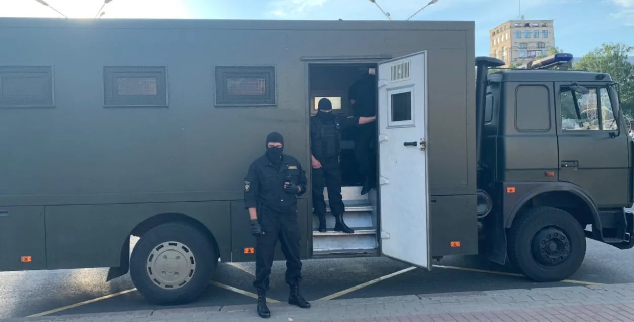Минский ОМОН, лето 2020-го / Из архива Еврорадио​