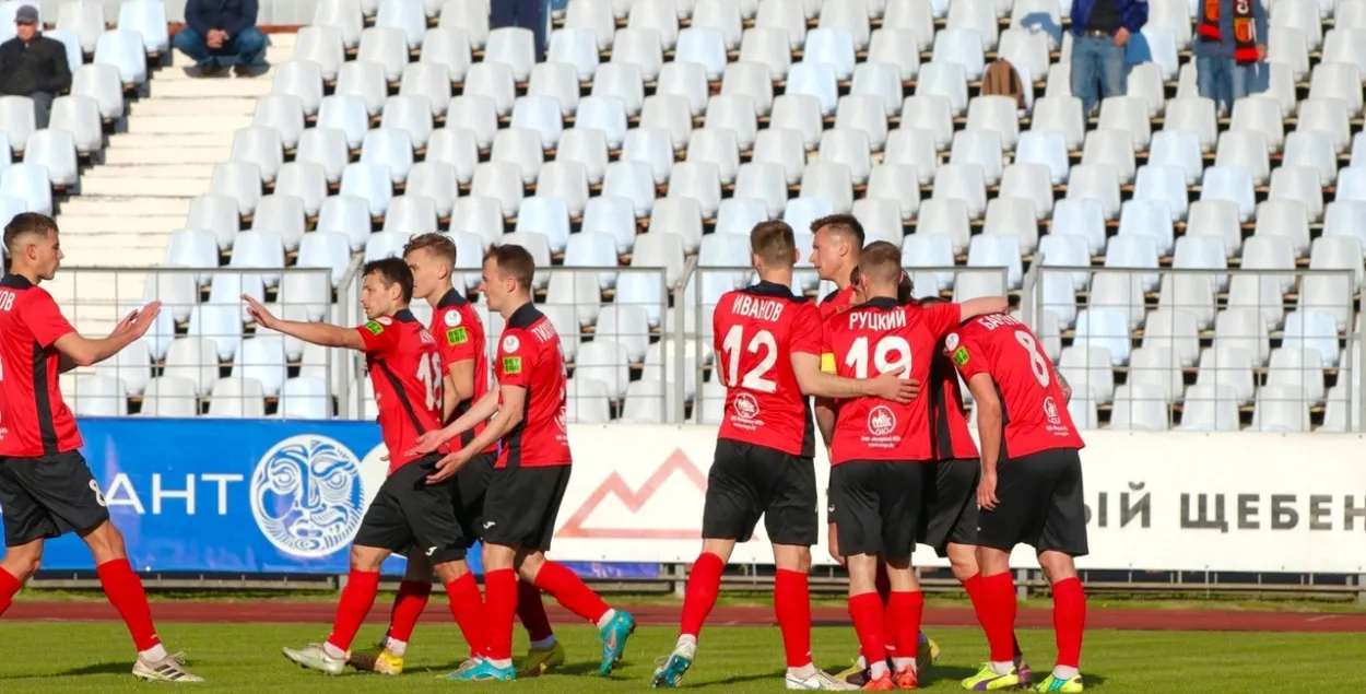 Футболисты "Славии" / vk.com/fcslaviaby

