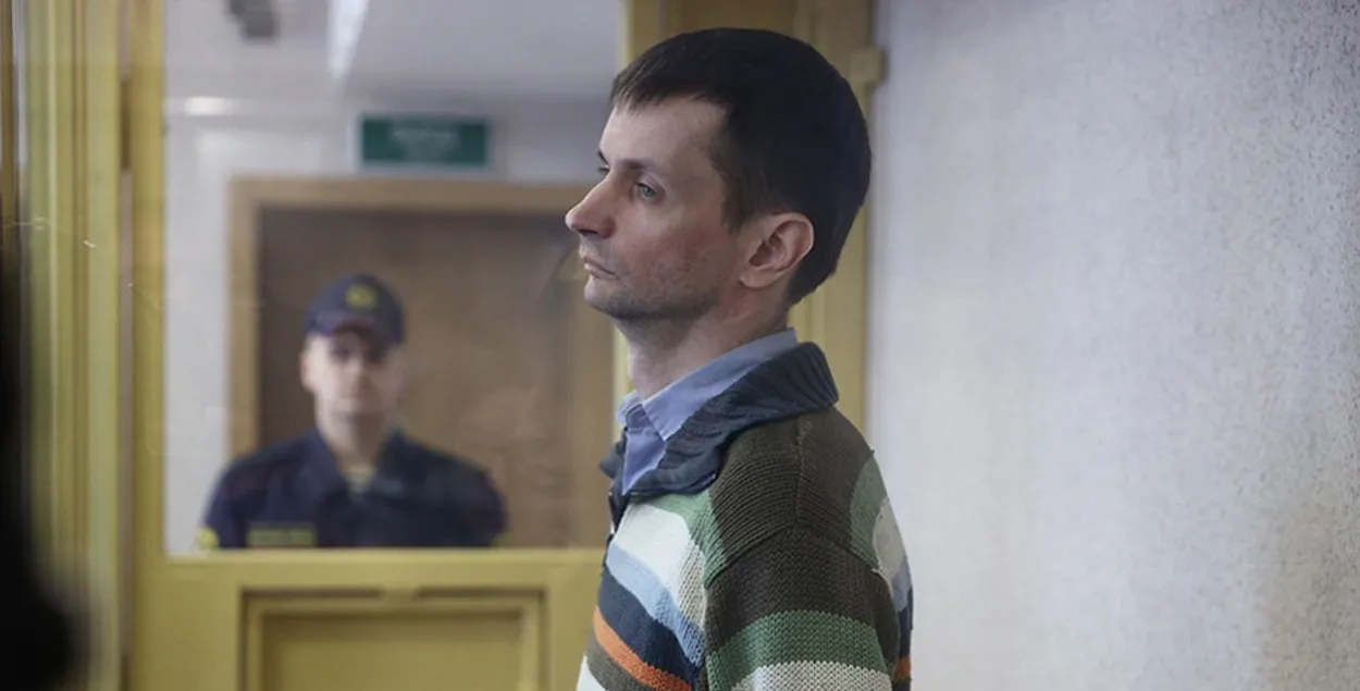 Генадзь Мажэйка ў судзе / БЕЛТА
