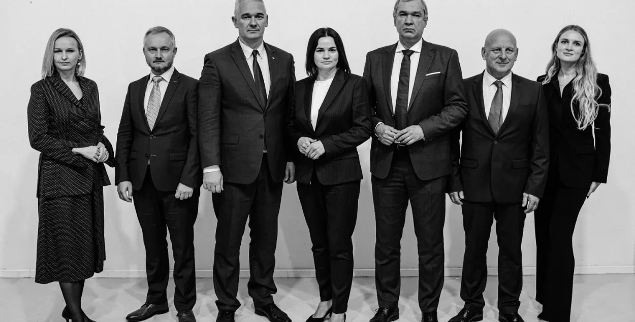 Святлана Ціханоўская і яе Аб'яднаны Пераходны Кабінет / t.me/CabinetBelarus
