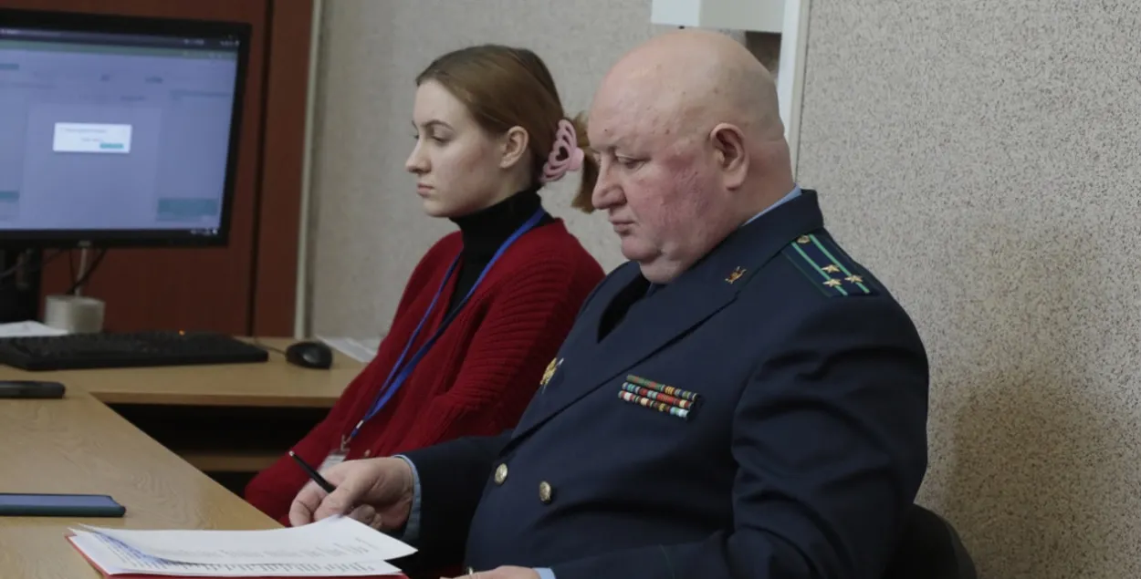 Прокурор Михаил Ковалев в Минском городском суде 6 марта 2023 года / sb.by
