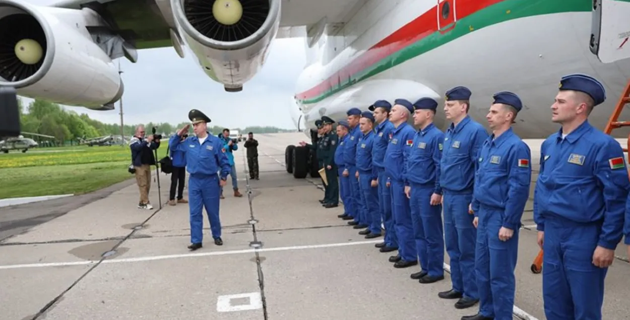 На аэродроме в Мачулищах / Из архива БЕЛТА
