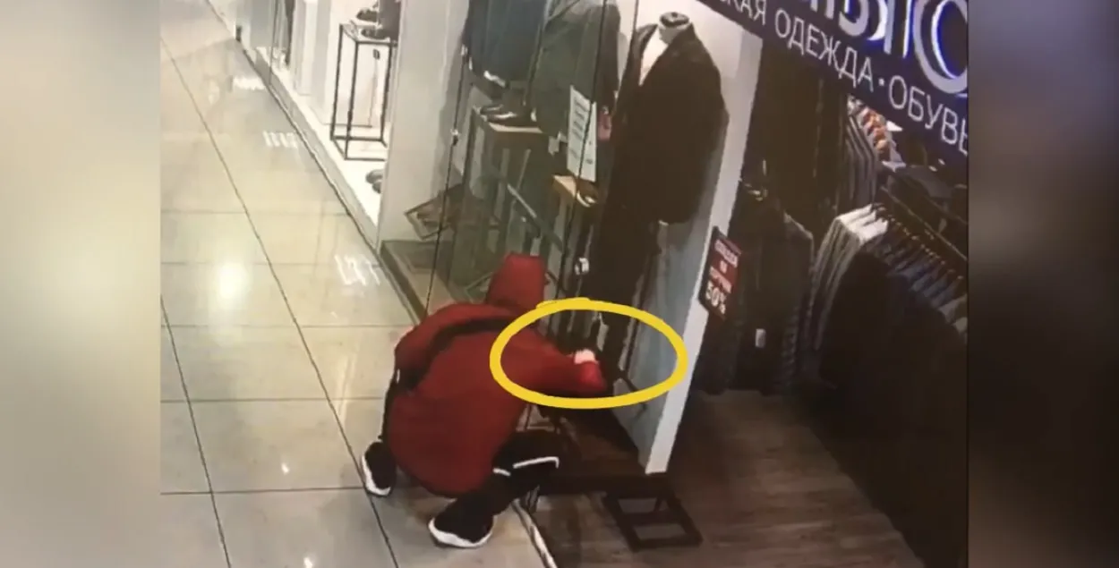 Преступление попало на видео / t.me/police_minsk

