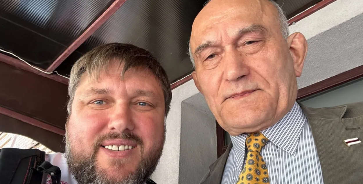 Александр Рыков и Зенон Позняк / t.me/balaganoffnews/
