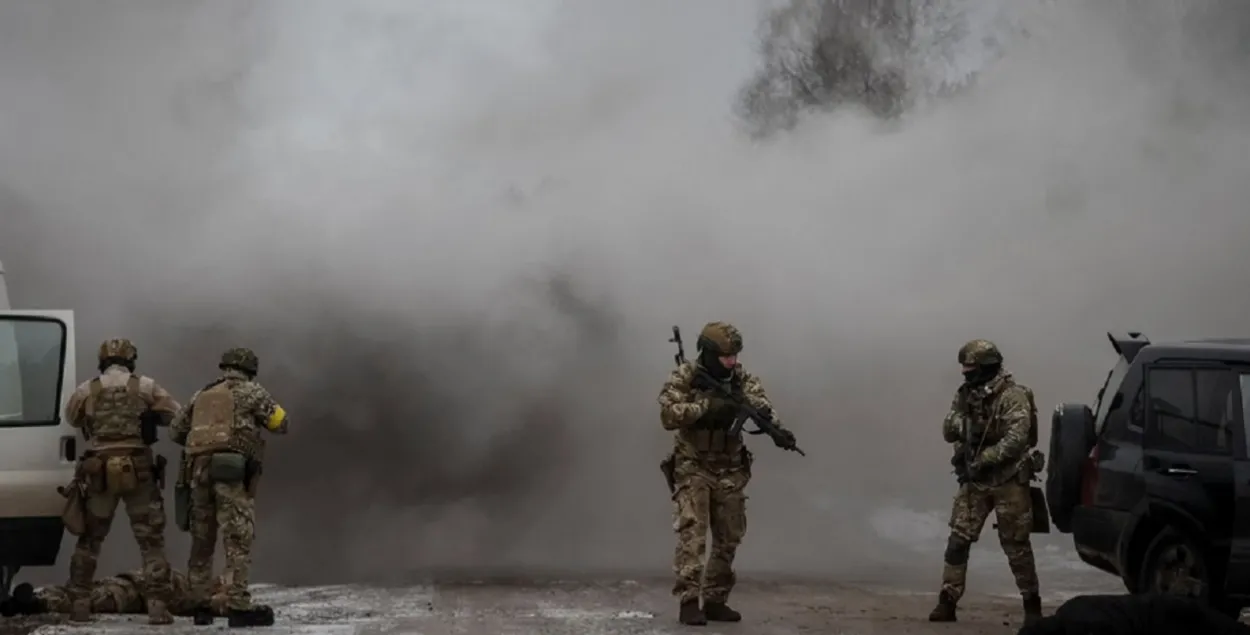 Задержание "диверсантов" / Reuters
