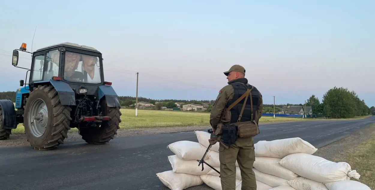 У пачатку чэрвеня на некаторых дарогах Гомельшчыны з'явіліся блокпасты / ТРК "Гомель"&nbsp;
