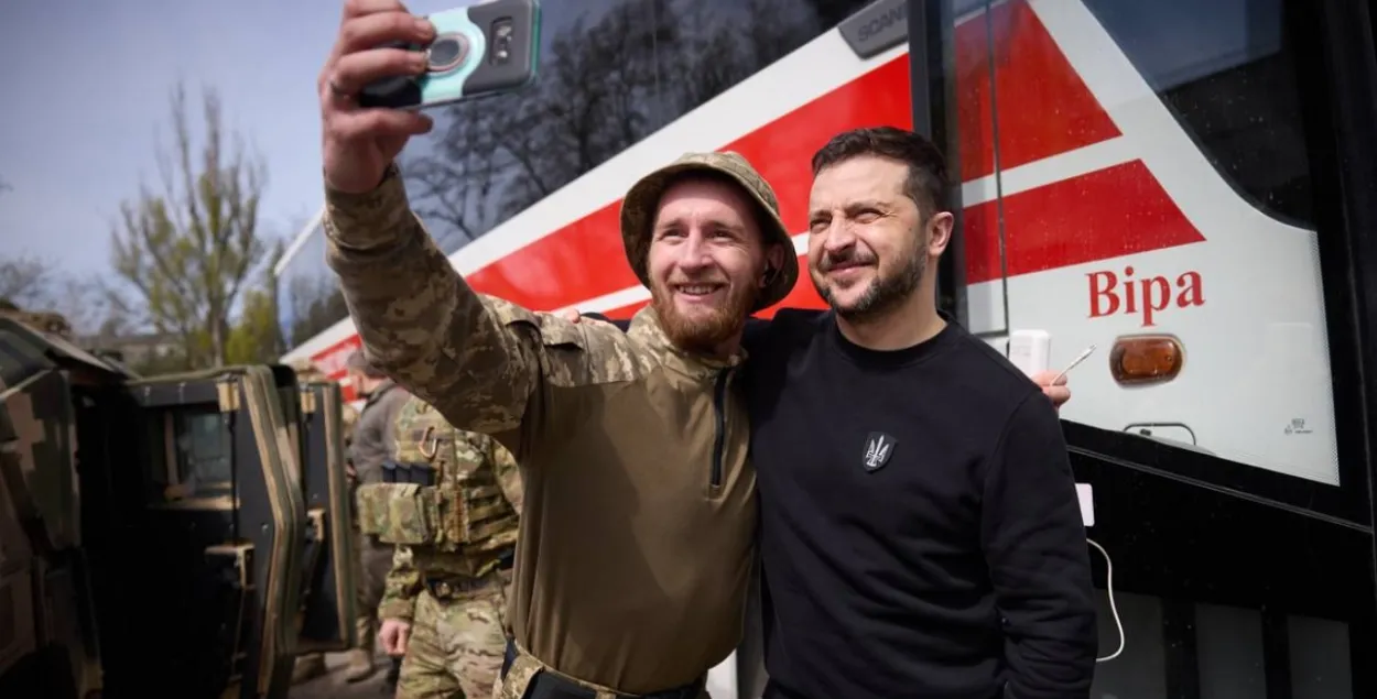 Владимир Зеленский в Авдеевке / t.me/V_Zelenskiy_official/
