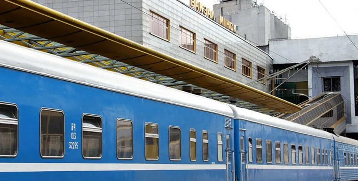 Железнодорожный вокзал в Минске /&nbsp;@belrw_official
