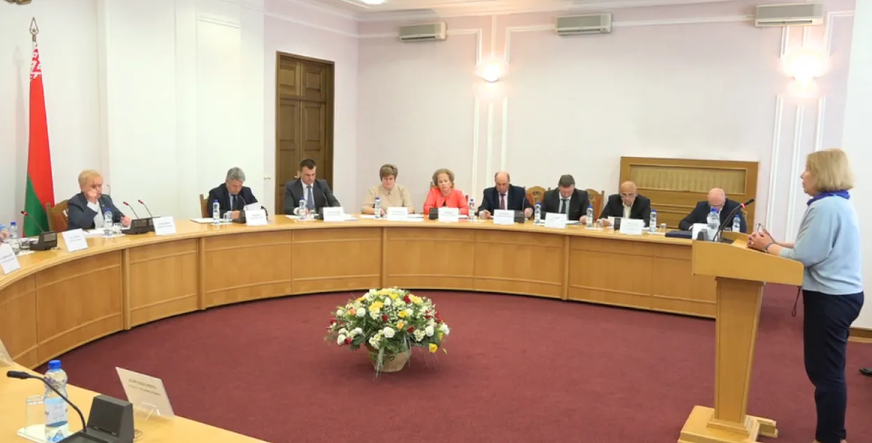 Central Election Commission (CEC) meeting, 22 July 2020 / Screenshot from broadcast​