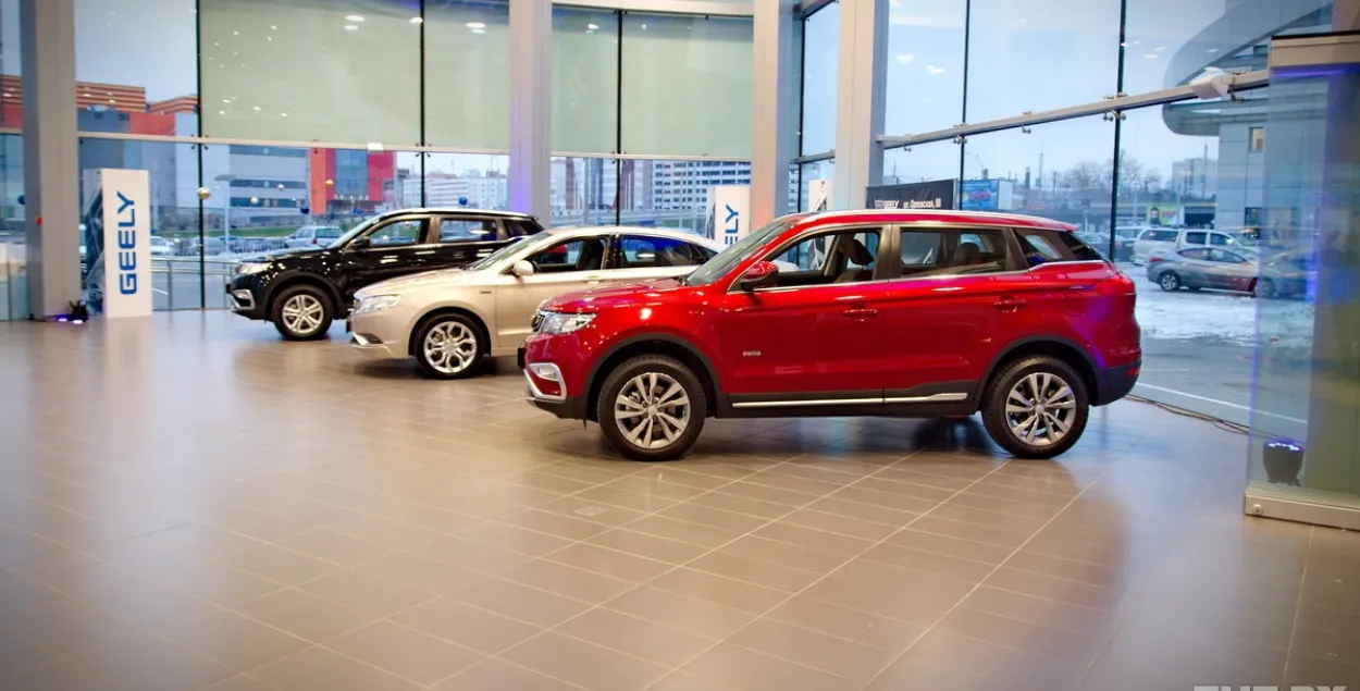 Ільвіная доля прададзеных аўто ў Беларусі прыпадае на марку Geely / TUT.BY
