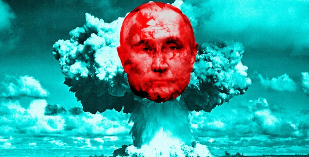 Ядзерная пагроза не мае межаў / калаж Улада Рубанава, Еўрарадыё