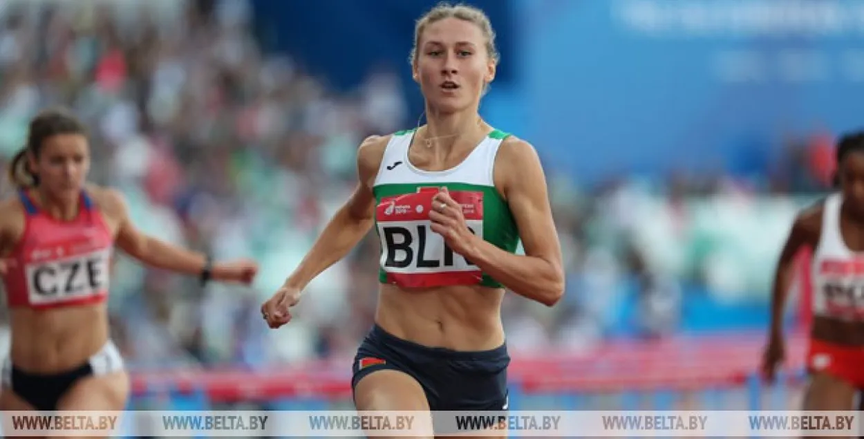 Winner of the II European Games Elvira German / Belta