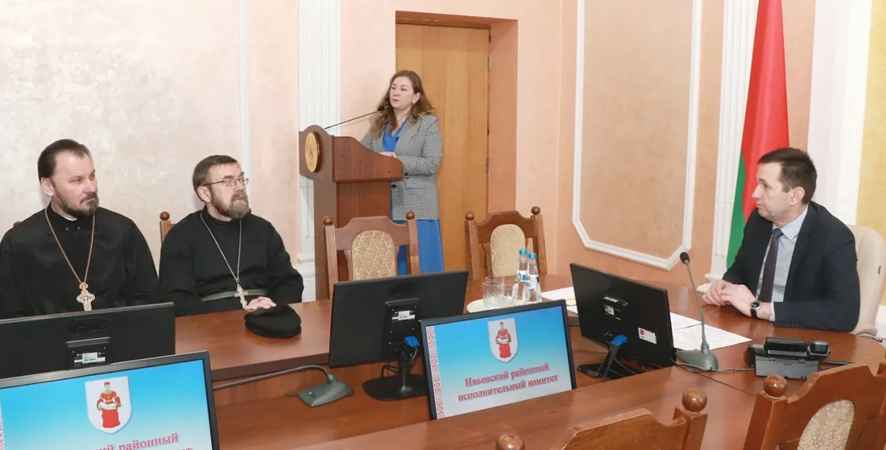 Сустрэча Іўеўскага начальства з святарамі / ivyenews.by
