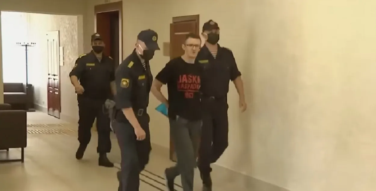 Дзяніс Івашын / Скрыншот з відэа "Беларусь 1"
