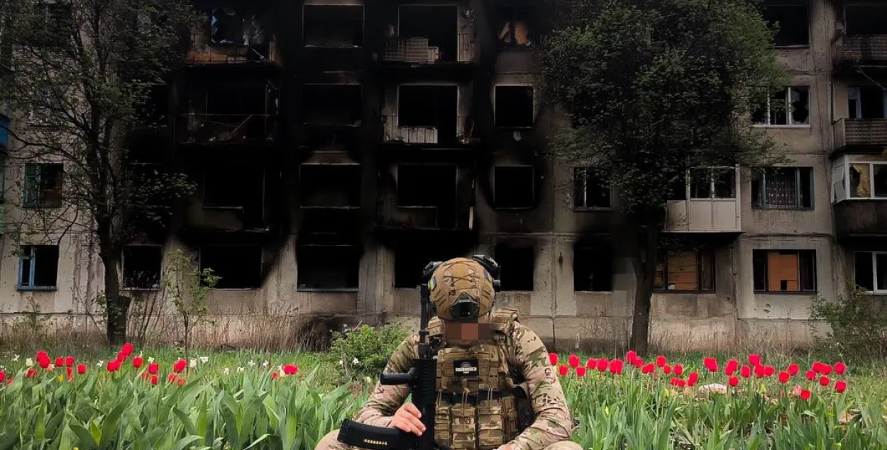 Боец полка Калиновского / t.me/belwarriors
