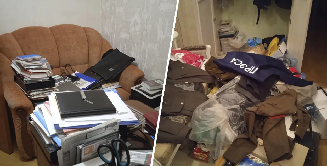 Ператрус у кватэры журналіста з Гомеля
