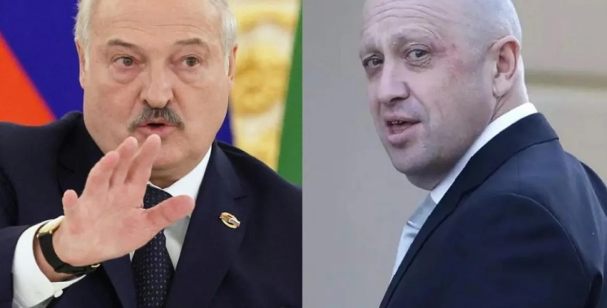Аляксандр Лукашэнка і Яўген Прыгожын / калаж esp.md
