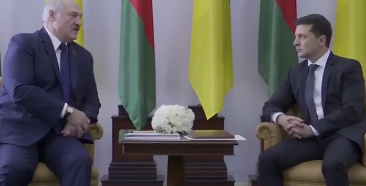 Alyaksandr Lukashenka and Vladimir Zelenski / Radio Liberty 