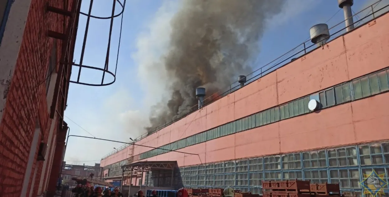 Пожар на МТЗ / mchs.gov.by