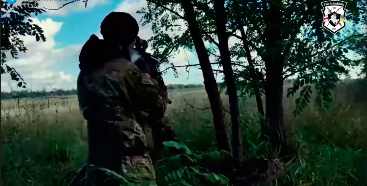 Баец палка Каліноўскага / кадр з відэа
