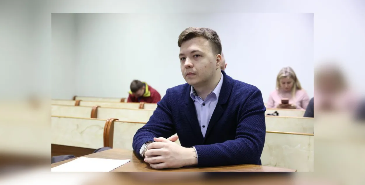 Роман Протасевич на суде / БЕЛТА

