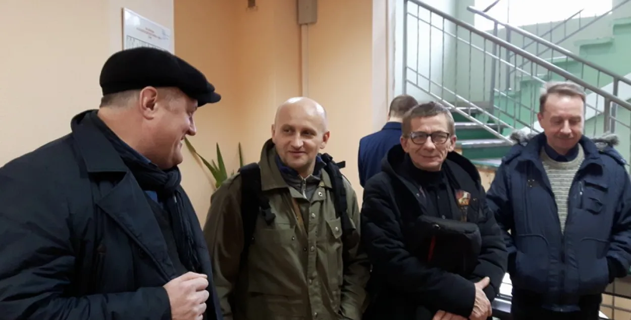 In the photo: Kastus Zhukouski - second on the left. Photo:baj.by