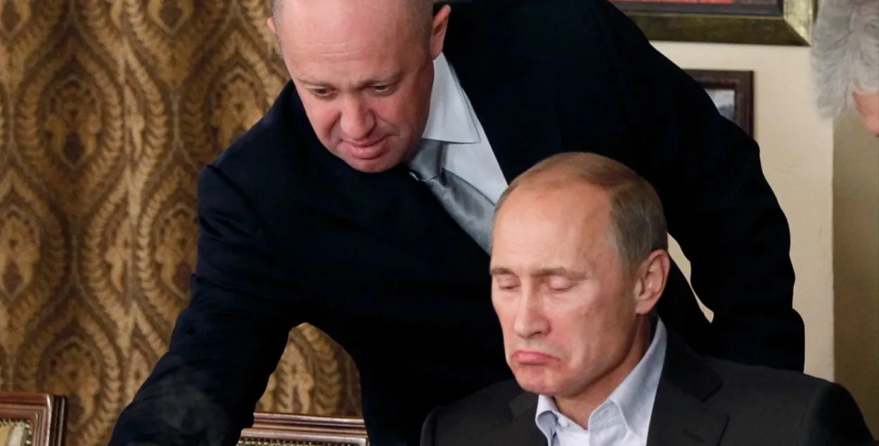 Яўген Прыгожын і Уладзімір Пуцін / AP
