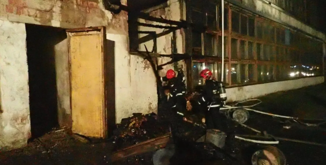 Пожар на витебском заводе "Визас" / vitebsk.mchs.gov.by