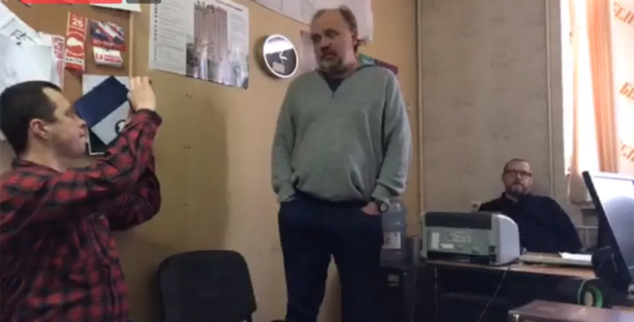 Главный редактор "БелГазеты" Игорь Высоцкий / Кадр из видео​