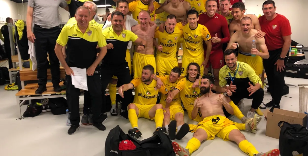 Футболисты солигорского "Шахтёра" / vk.com/fcshakhterby