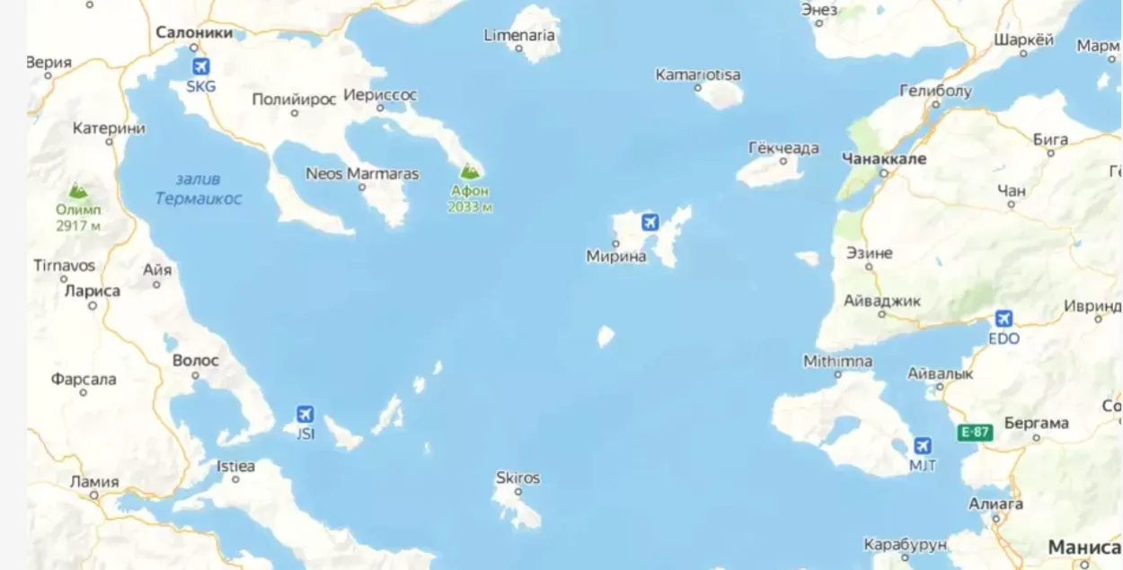 Тут было Эгейскае мора