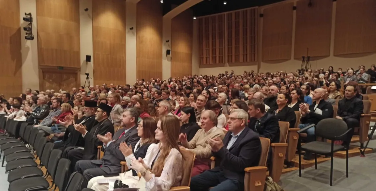 На святочным канцэрце ў Беластоку
