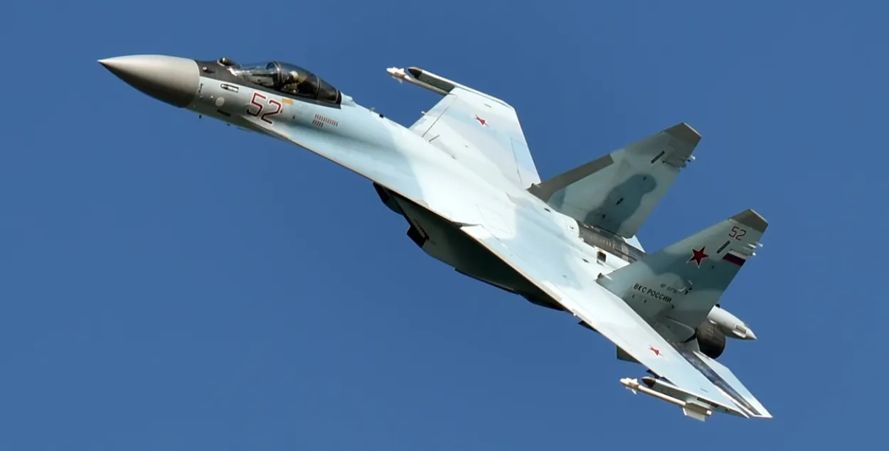 Самалёт Су-35, ілюстрацыйнае фота
