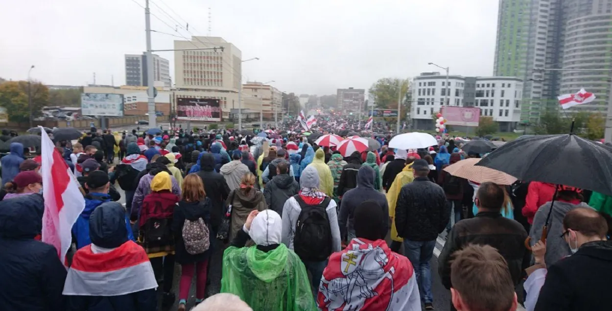 Протесты 2020-го в Минске
