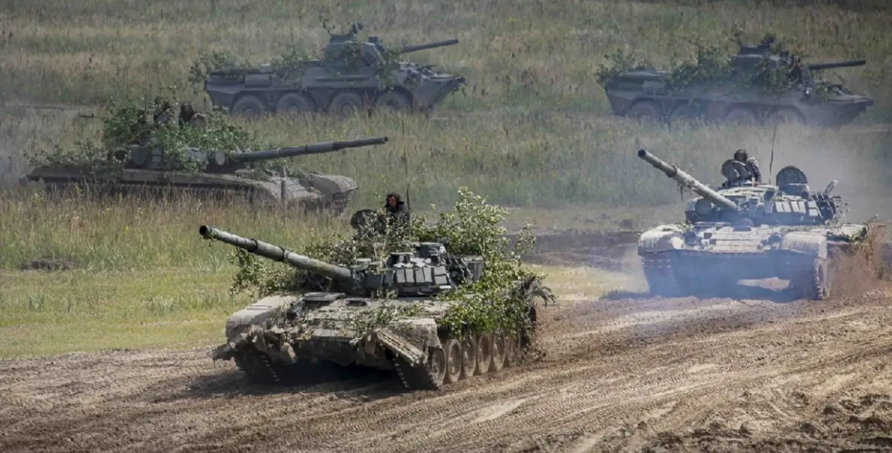 Вучэнні на палігоне Муліна ў РФ
