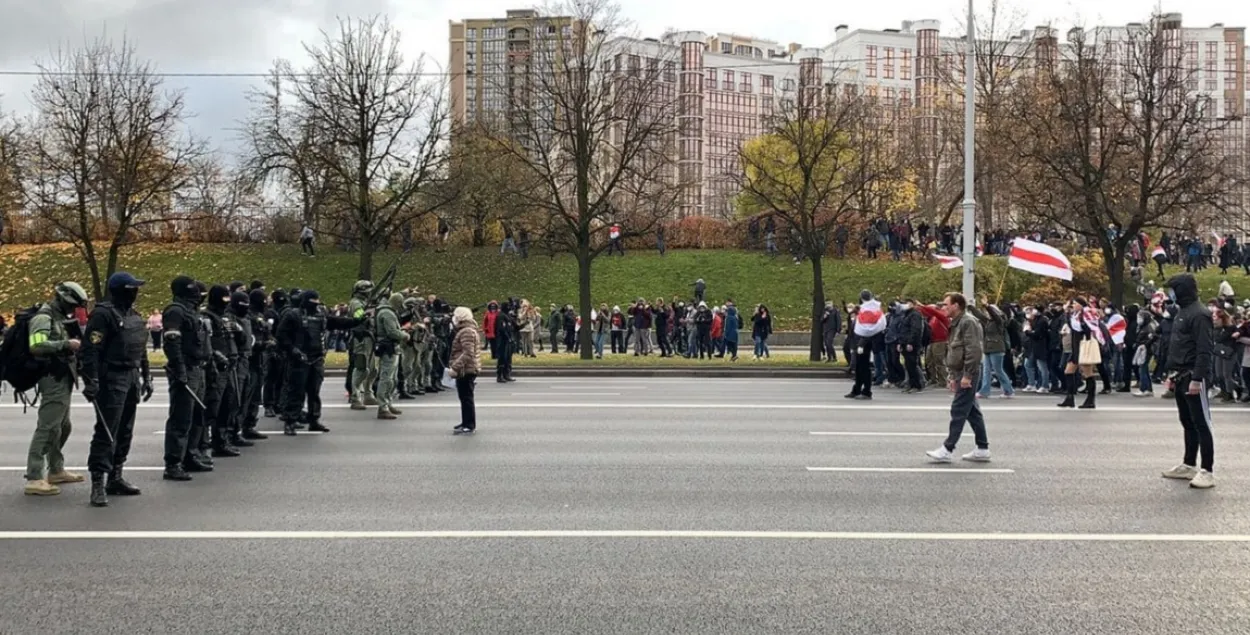 Протесты 2020-го в Минске
