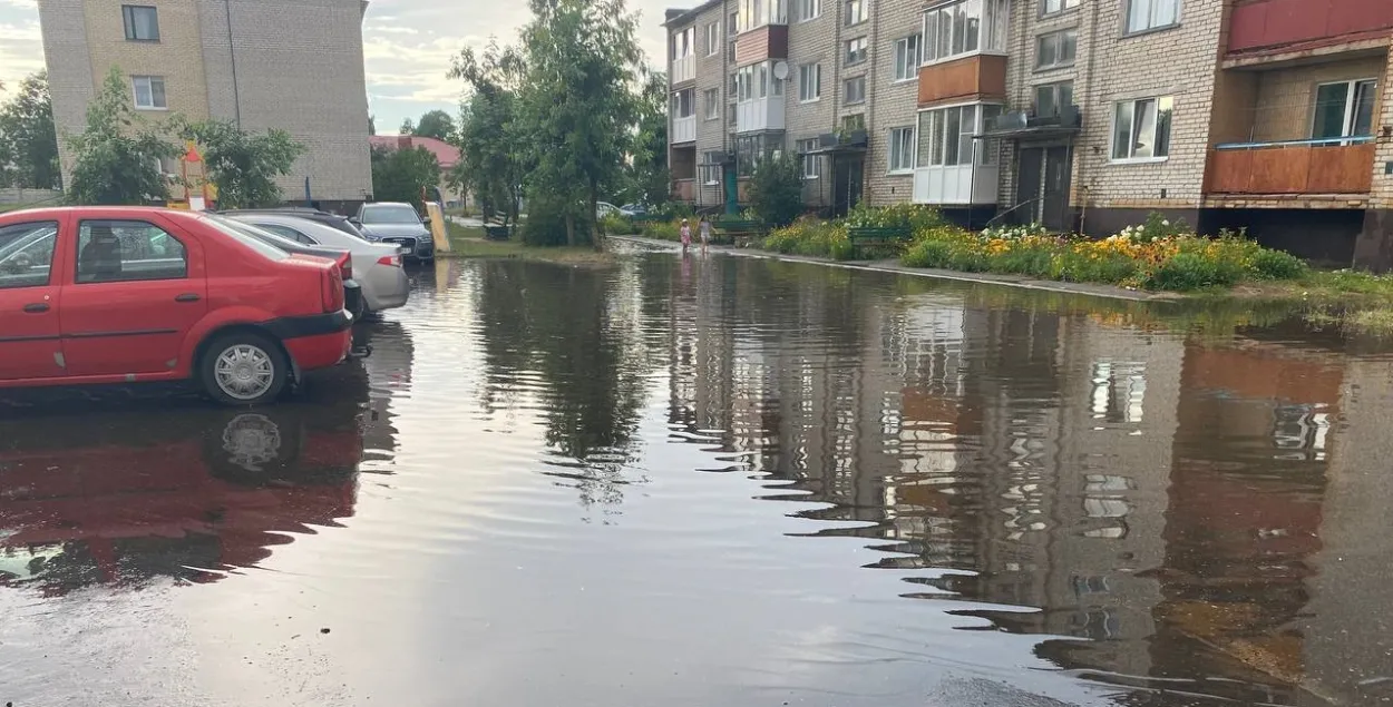 Пасля моцнага дажджу
