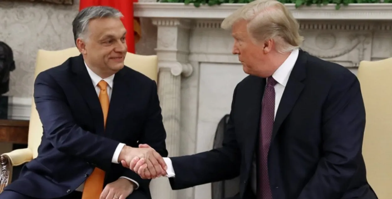 Віктар Орбан і Дональд Трамп
