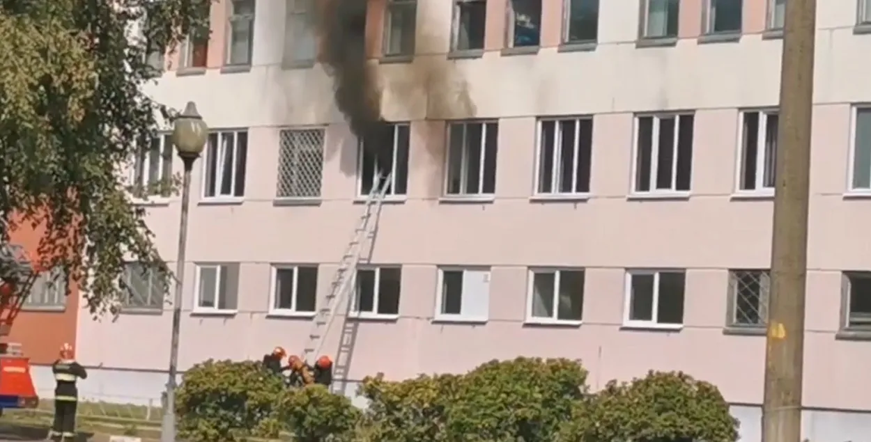 Пожар в Могилеве
