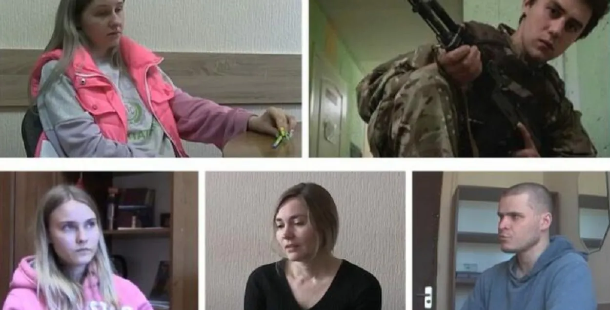 Вікторыя Волчак, Валерый Водзін, Ганна Савачкіна, Таццяна Русак (маці Савачкінай) і Андрэй Грыгор'еў
