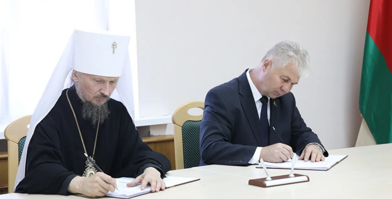 Мітрапаліт Веніямін і Аляксандр Румак
